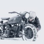 Blitz motorcycle bmw snow ride video