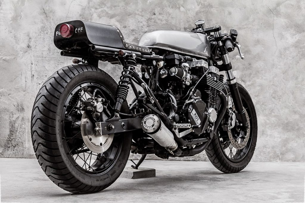 Honda CB750 punk cafe racer