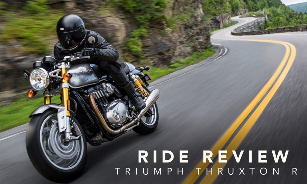 Triumph Thruxton R Ride Review Return of the Cafe Racers