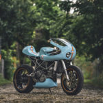 Ducati 748 custom gulf cafe racer