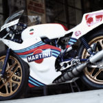 Renard Speedshop Martini racing motorcycle