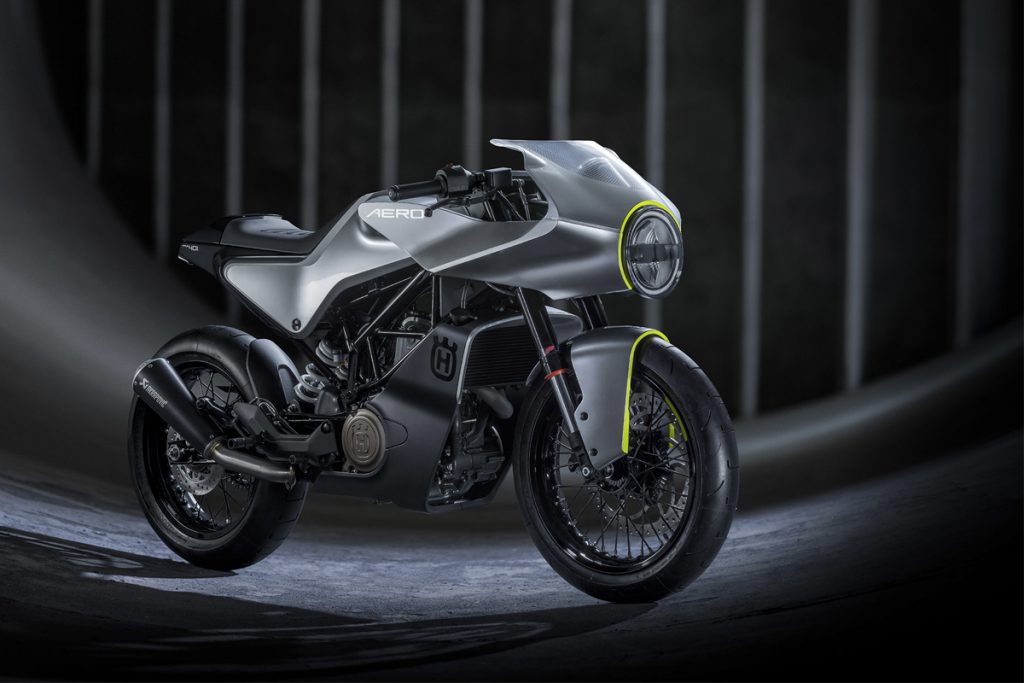 husqvarna vitplien 701 aero cafe racer