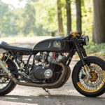 Suzuki gs750 JPS cafe racer