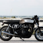 Triumph Bonneville cafe racer