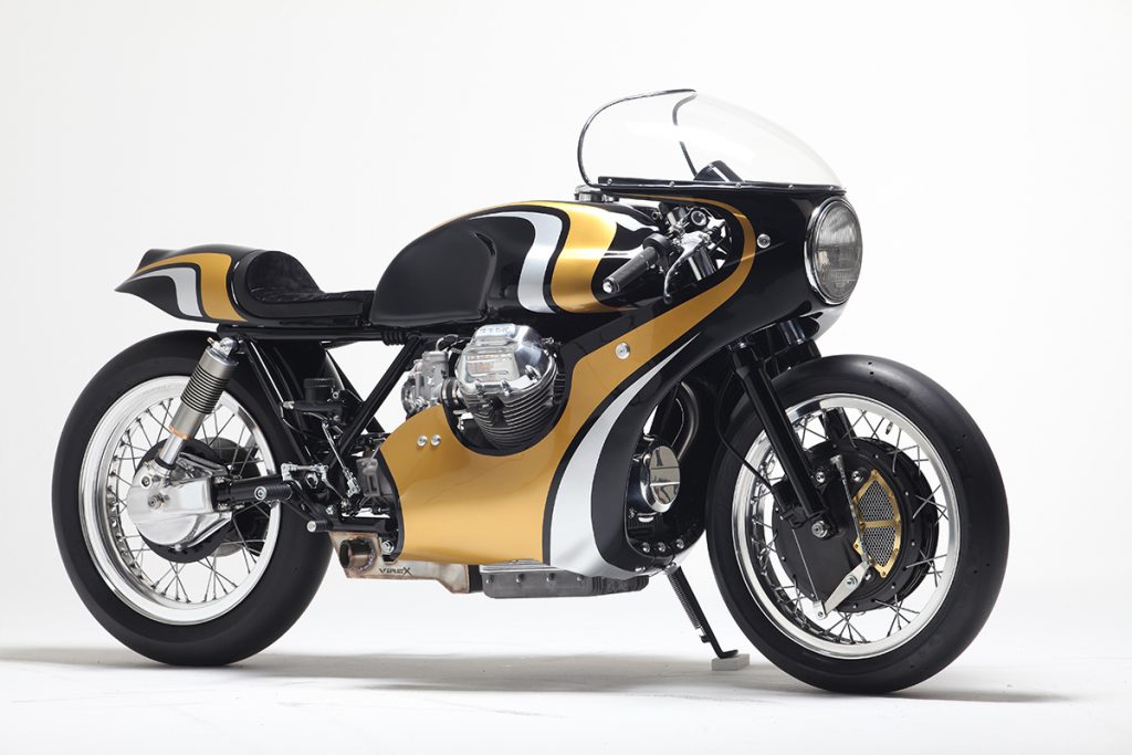 Moto guzzi motorcycle cafe racer