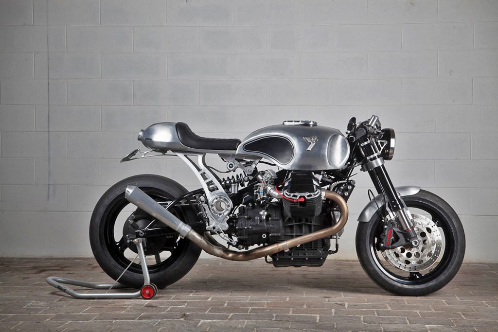 Moto guzzi motorcycle cafe racer