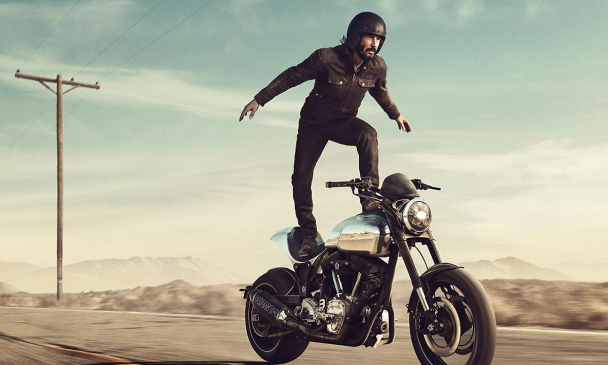 Keanu Reeves Arch Method motorcycle