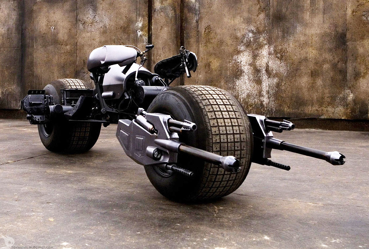 Dark Knight Rises Batpod motorcycle - Return of the Cafe Racers