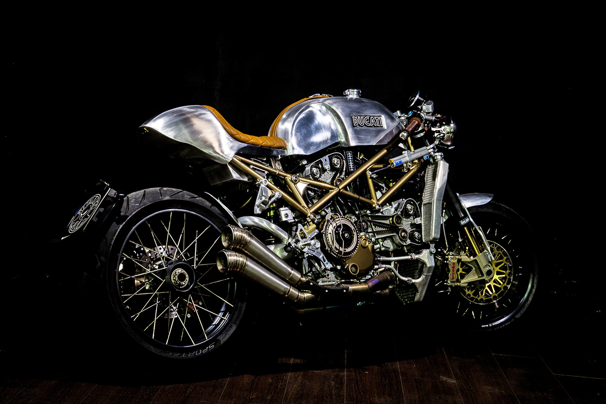 Ducati Monster custom cafe racer