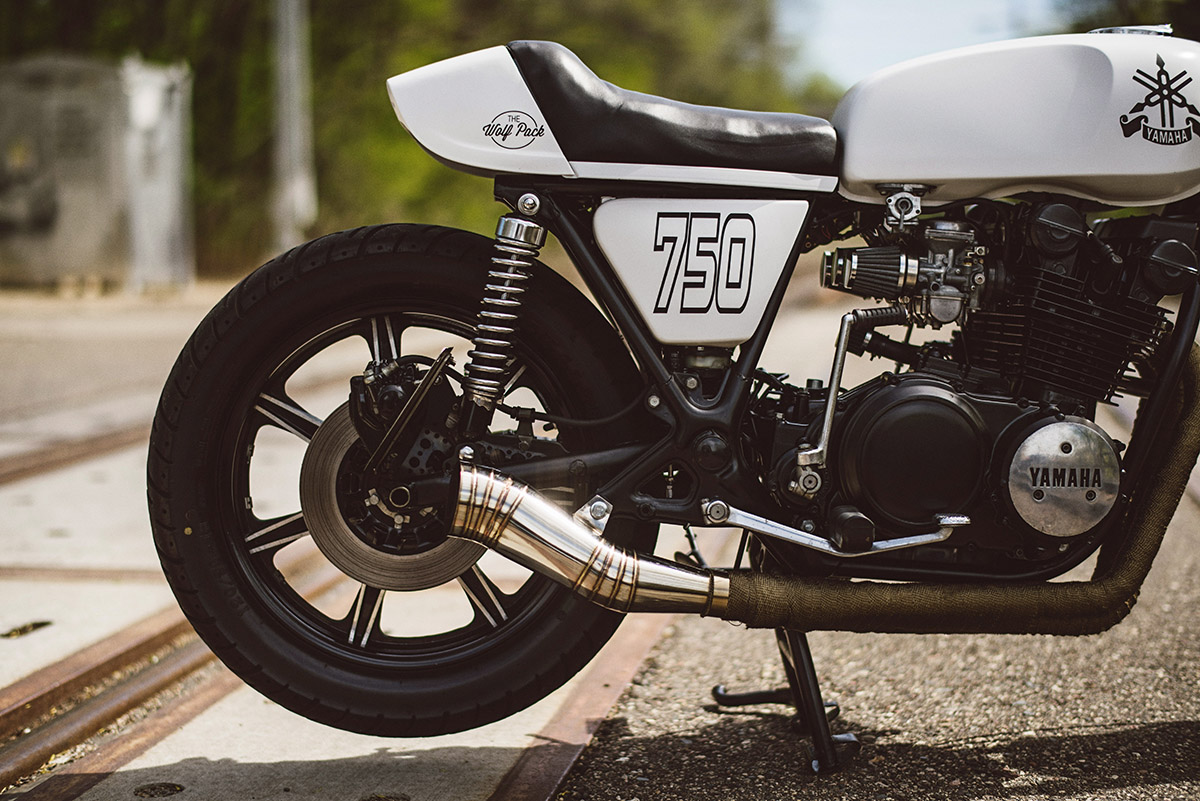 Yamaha XS750 cafe racer