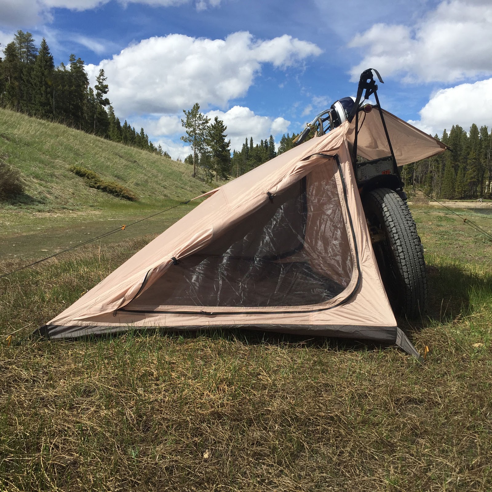 Gear Review - Nomad Motorcycle Tent - Return of the Cafe Racers