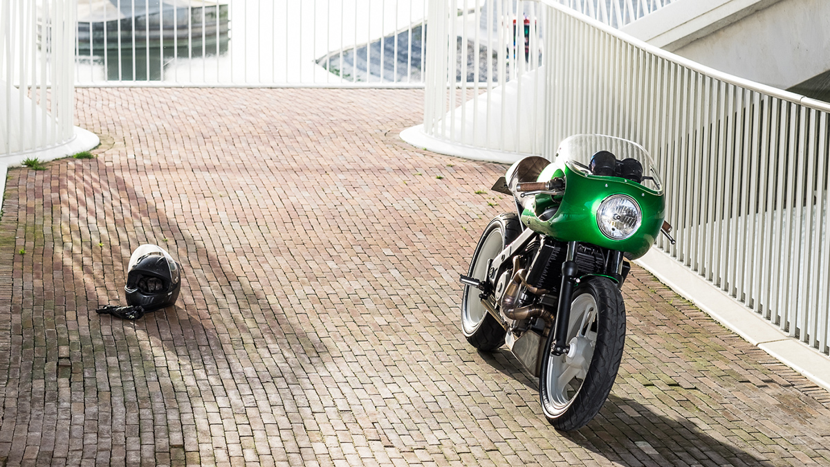 Honda NTV650 cafe racer