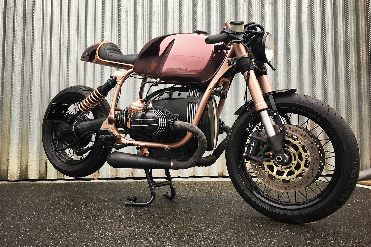 BMW R100R copper cafe racer