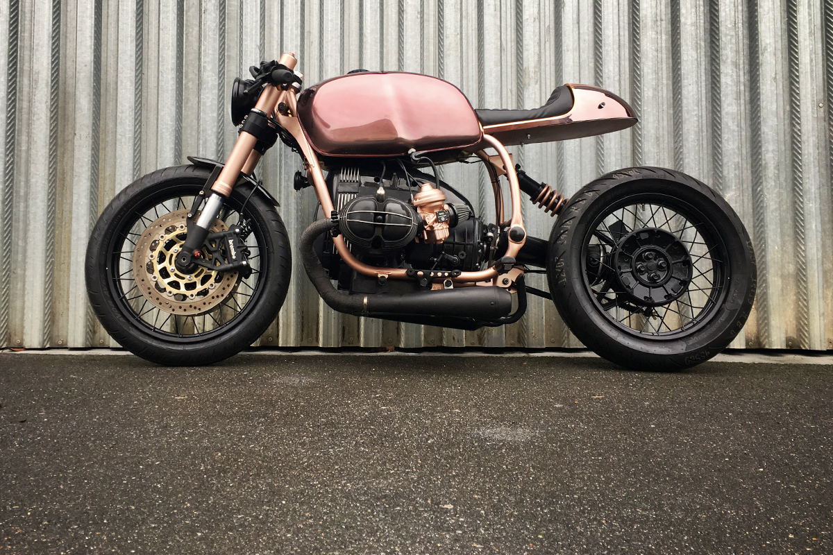 BMW R100R copper cafe racer