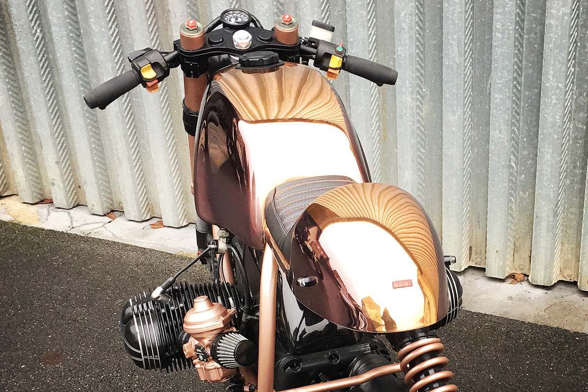 BMW R100R copper cafe racer