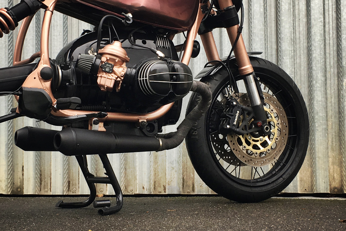 BMW R100R copper cafe racer