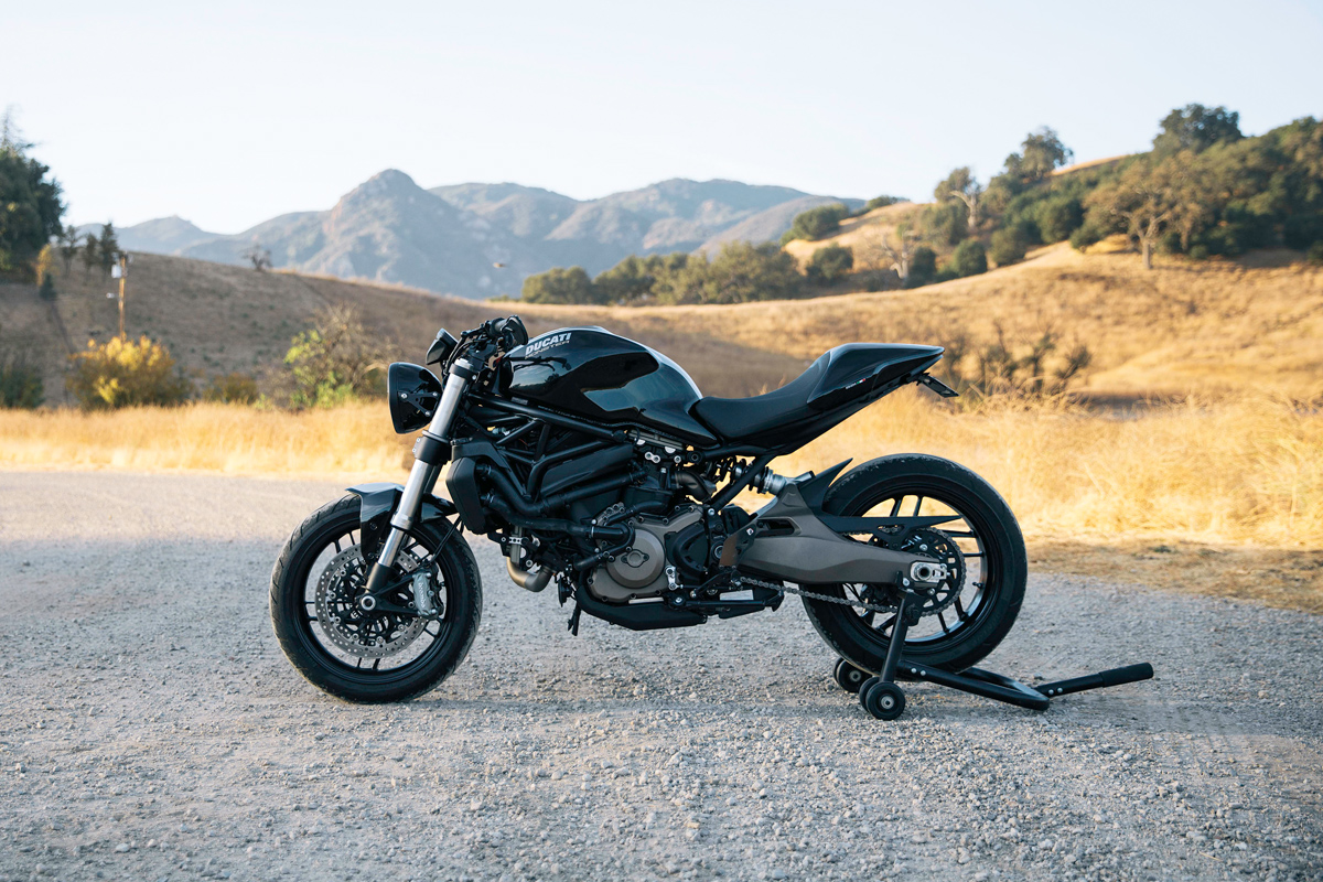 The Bullitt custom Ducati Monster