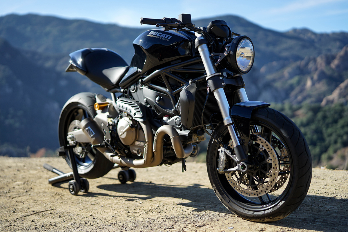 The Bullitt custom Ducati Monster