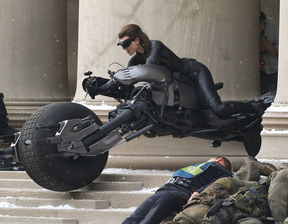 Dark Knight Rises Batpod motorcycle - Return of the Cafe Racers