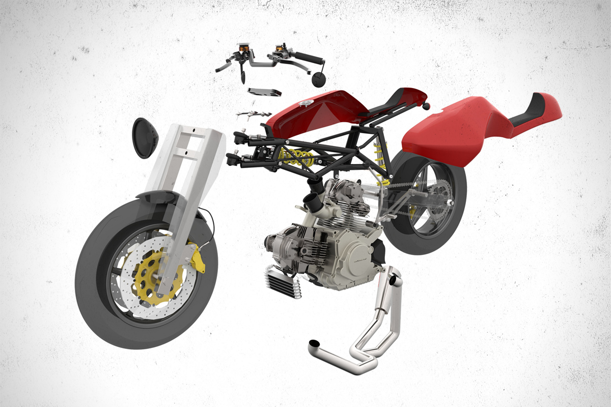 Ducati Valchiria custom motorcycle