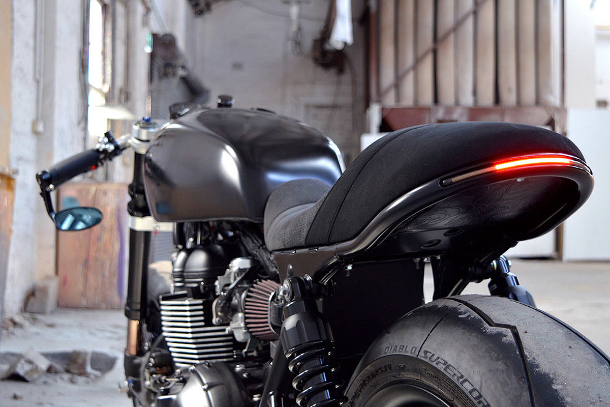 Gasoline custom Triumph Bonneville