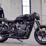 Gasoline custom Triumph Bonneville