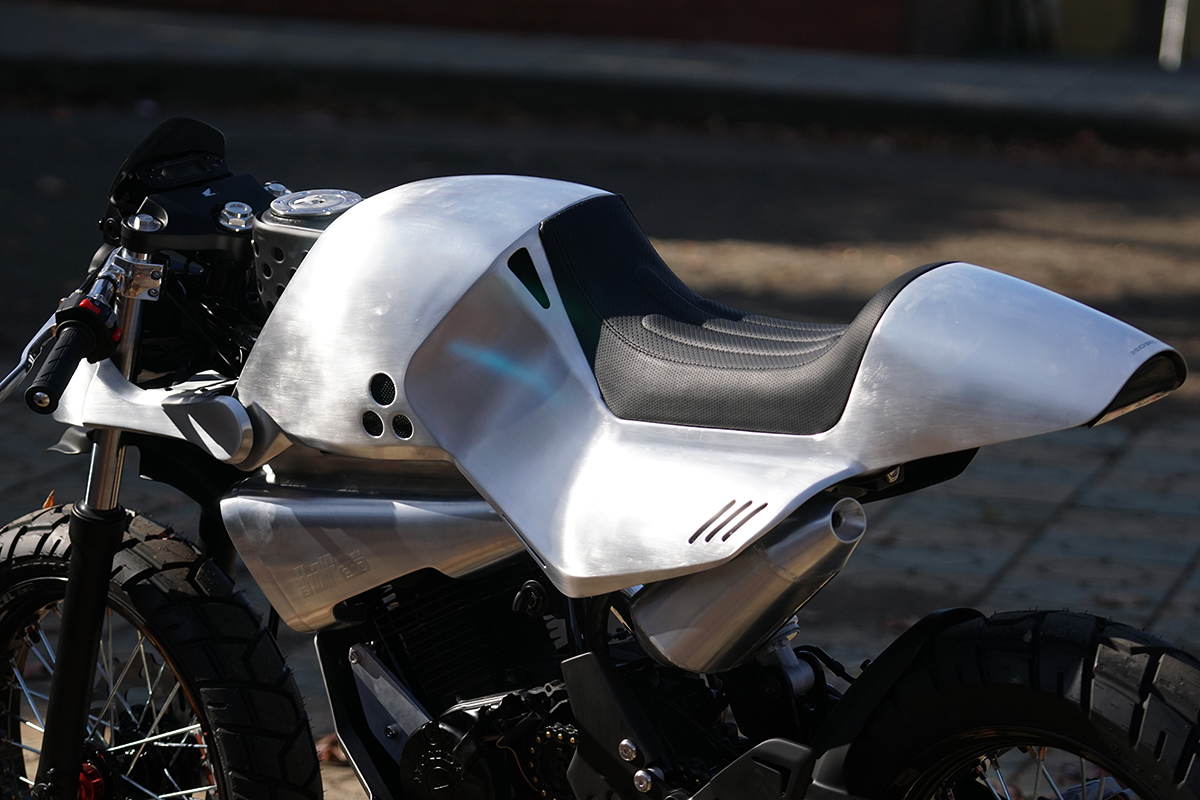 Honda TLR200 custom motorcycle