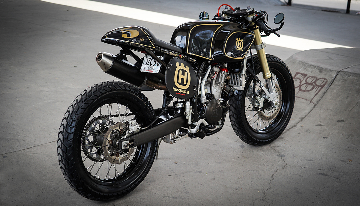 Husqvarna custom cafe racer