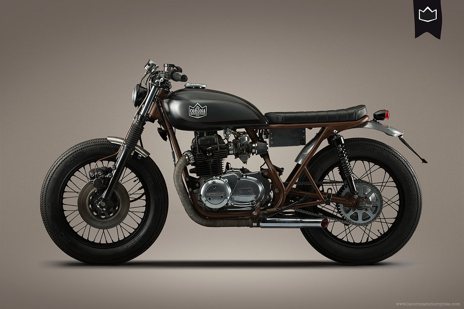 møbel Pol Kommunist Kawasaki KZ400 by La Corona - Return of the Cafe Racers