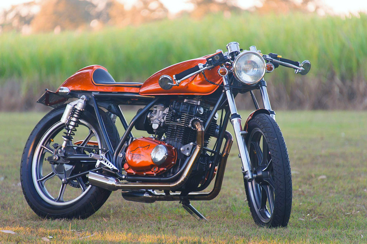 Sly as a Fox Kawasaki KZ440 Cafe Racer - Return the Cafe Racers