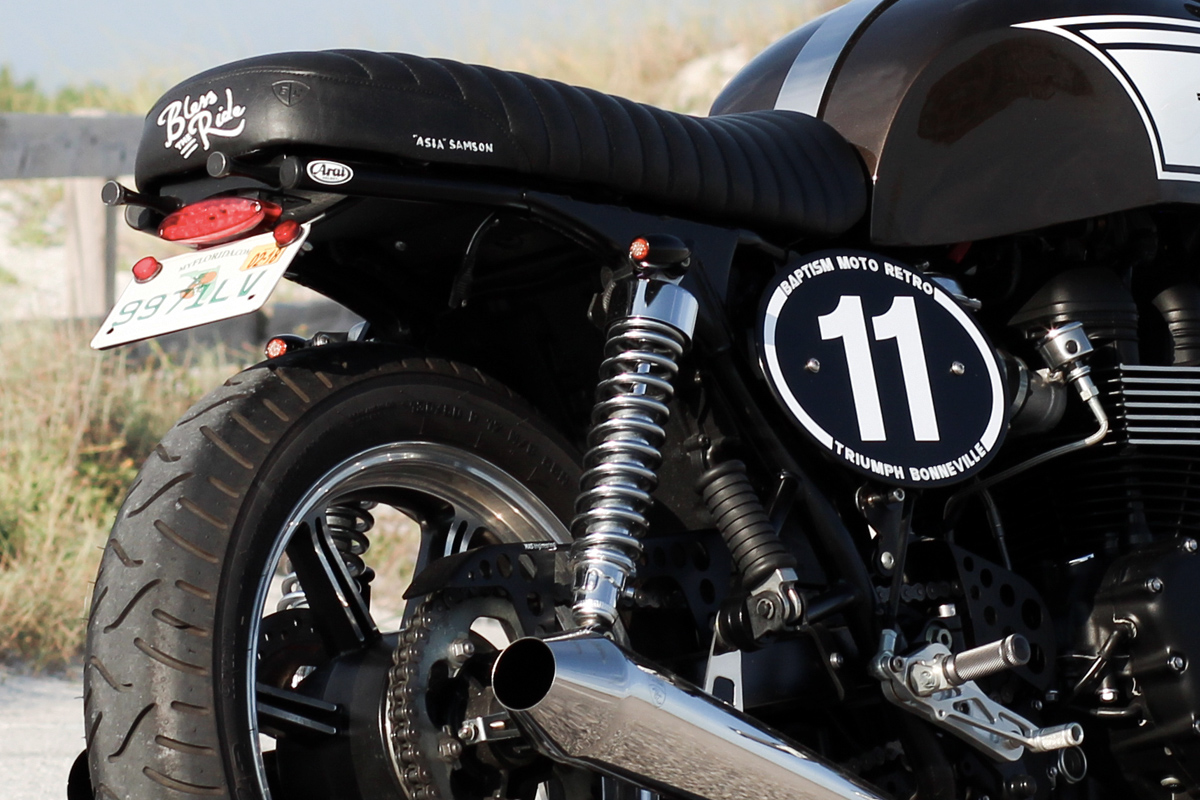 Triumph Bonneville cafe racer