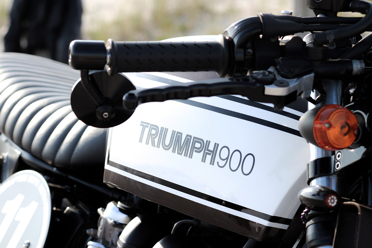 Triumph Bonneville cafe racer