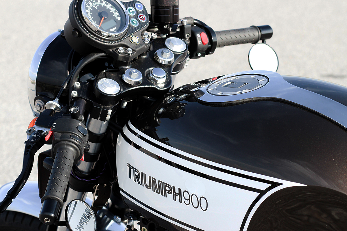 Triumph Bonneville cafe racer