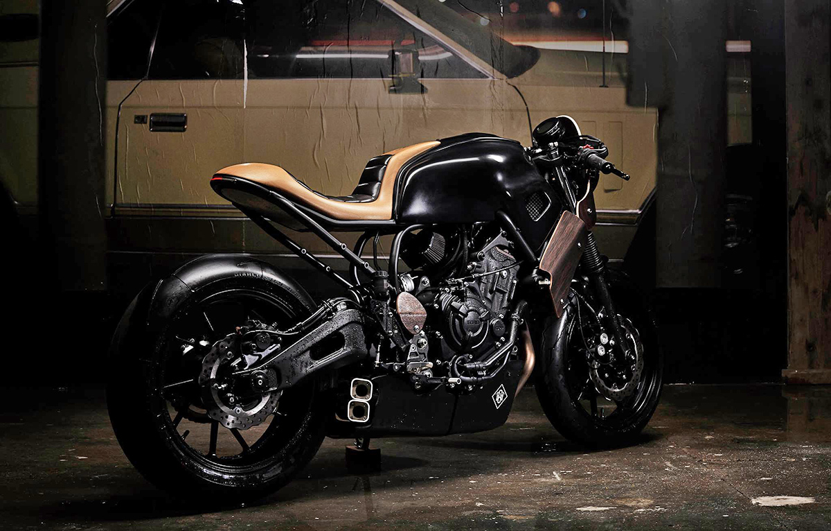 Yamaha XSR700 yardbuilt cafe racer