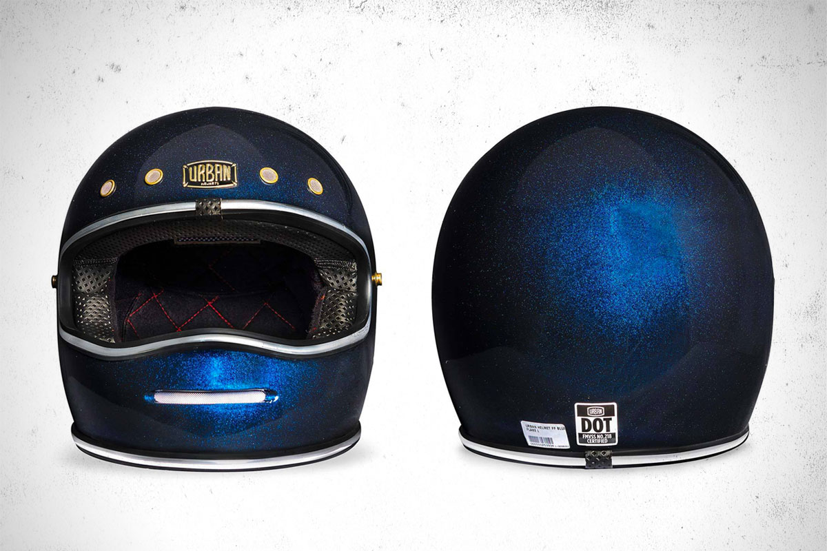 Urban Big Bore Helmet Blue Flake