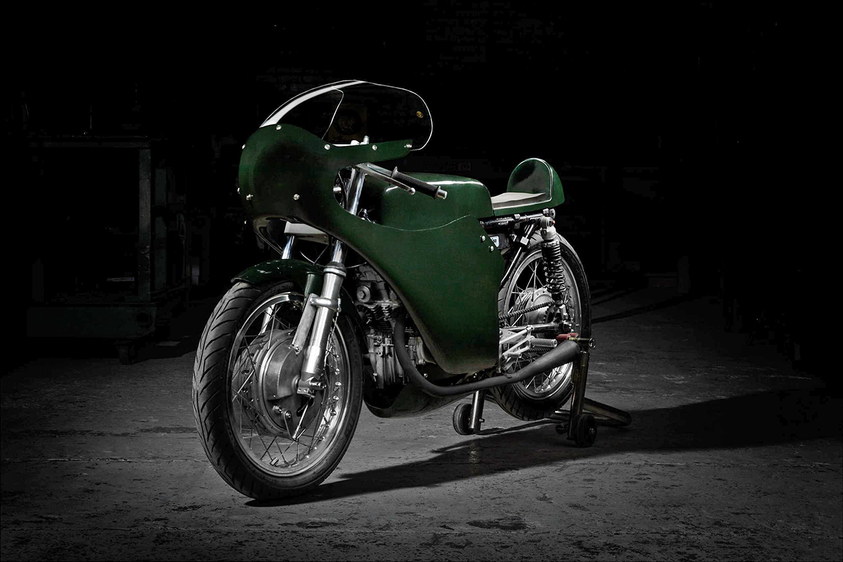 Honda CB175 classic racer by Whitcraft Services