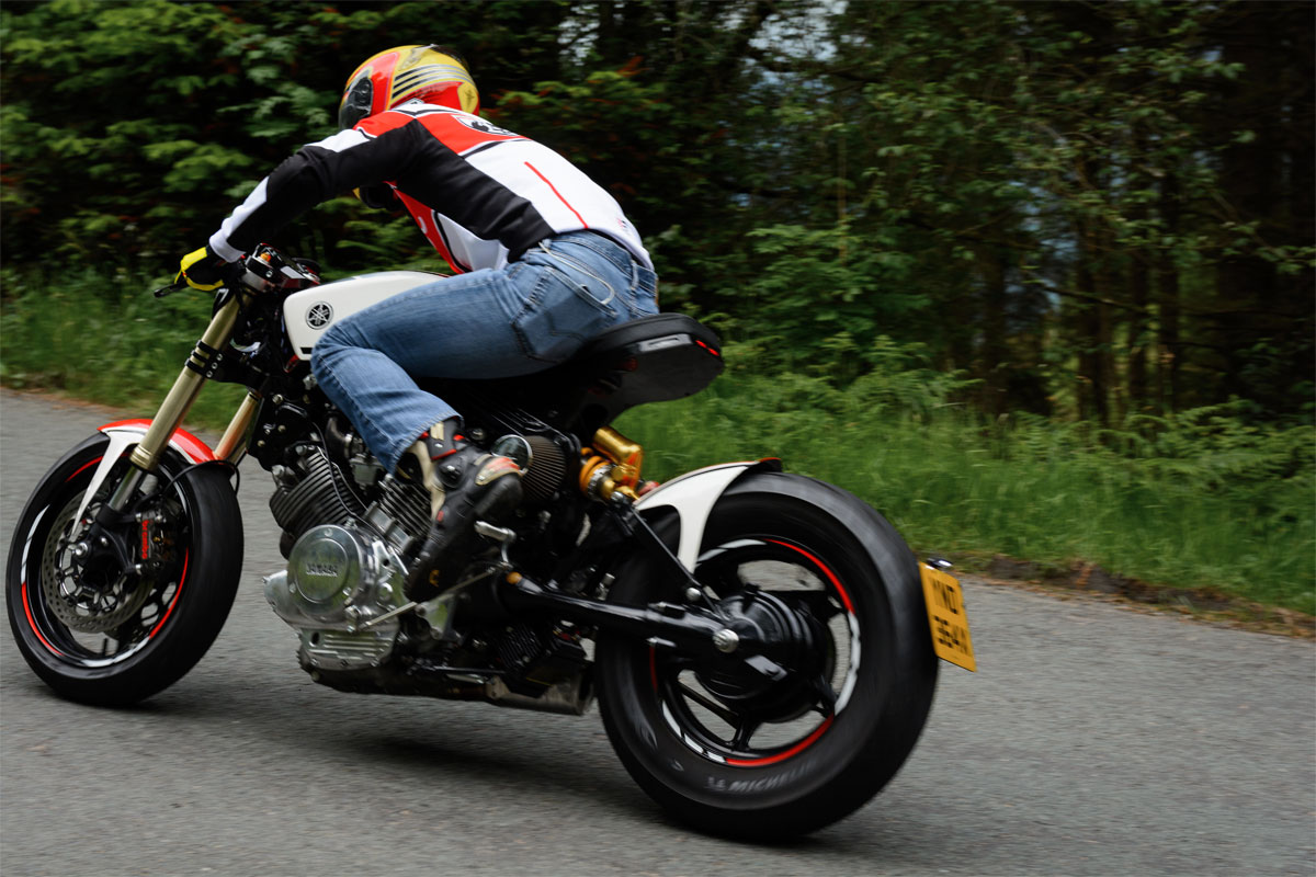 yamaha virago xv750 cafe racer