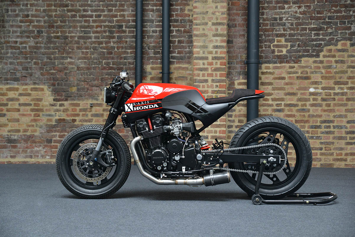 X Axis Honda CBX750 Café Racer, NakedBikesWorld