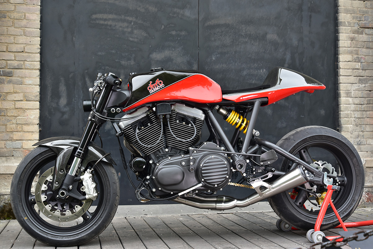 danmoto harley sportster cafe racer