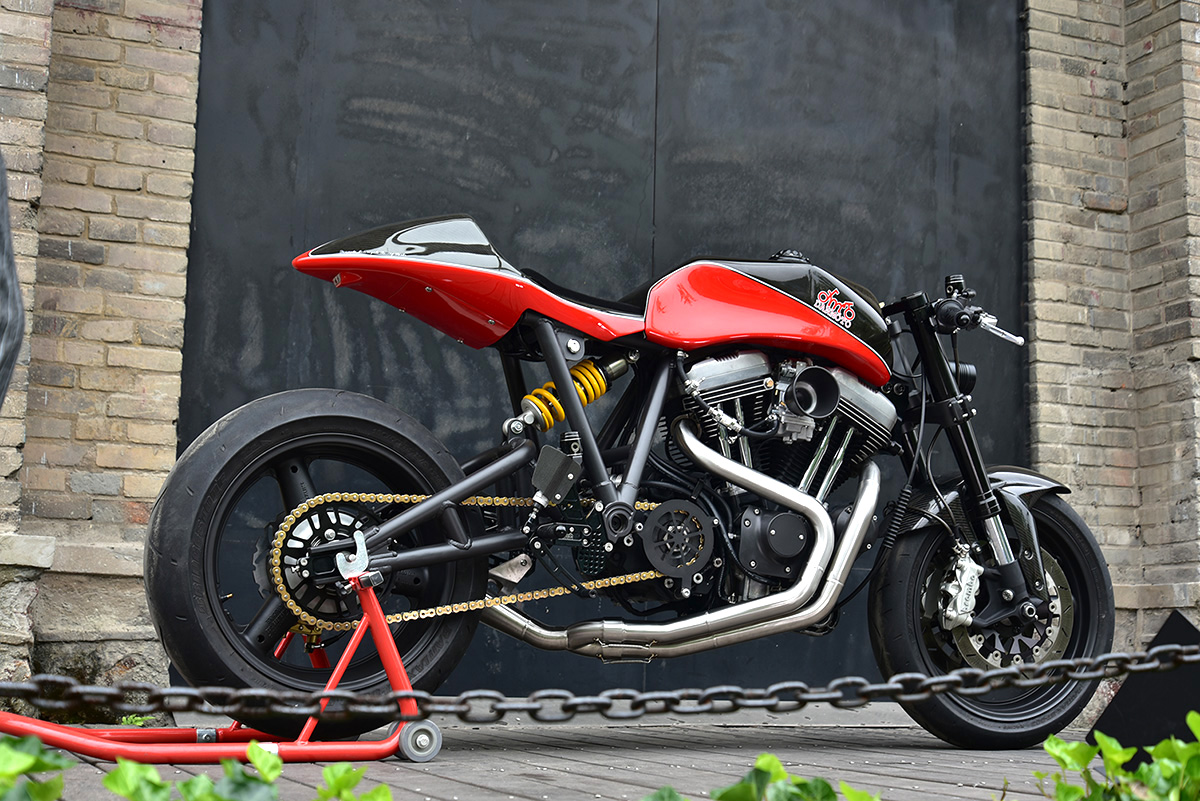 danmoto harley sportster cafe racer