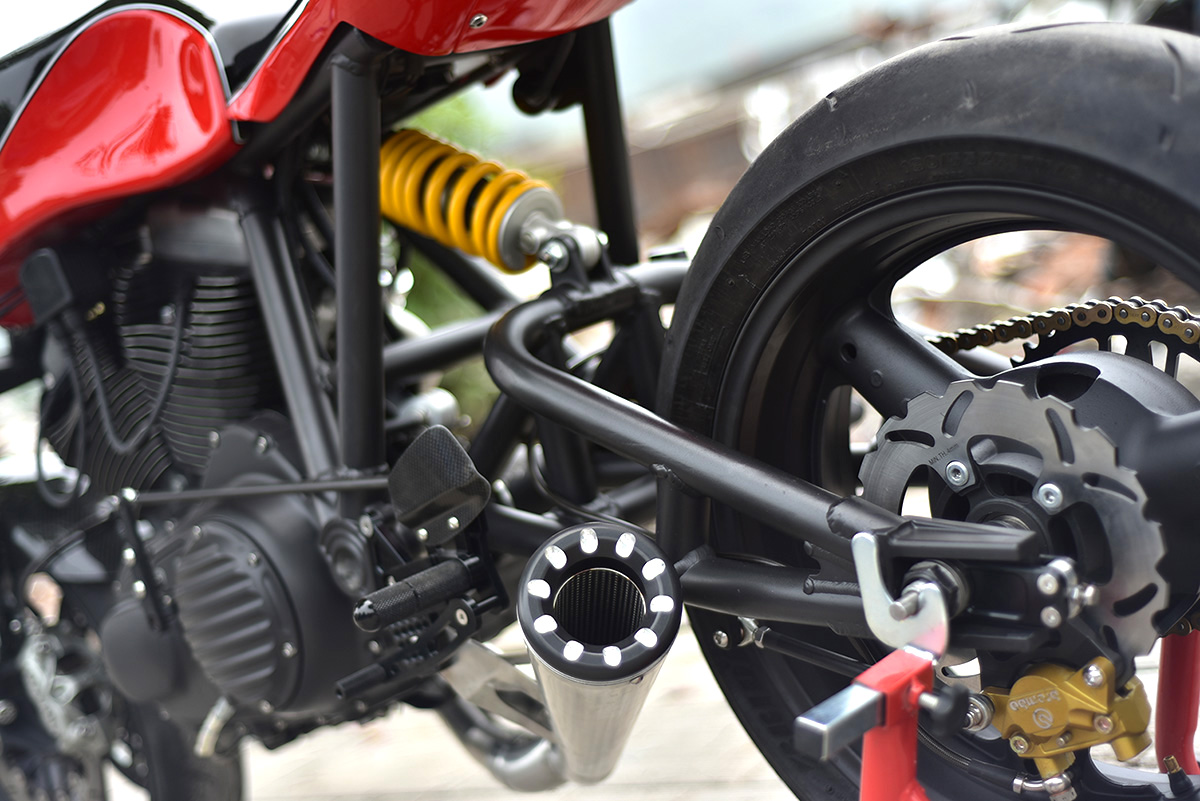 danmoto harley sportster cafe racer