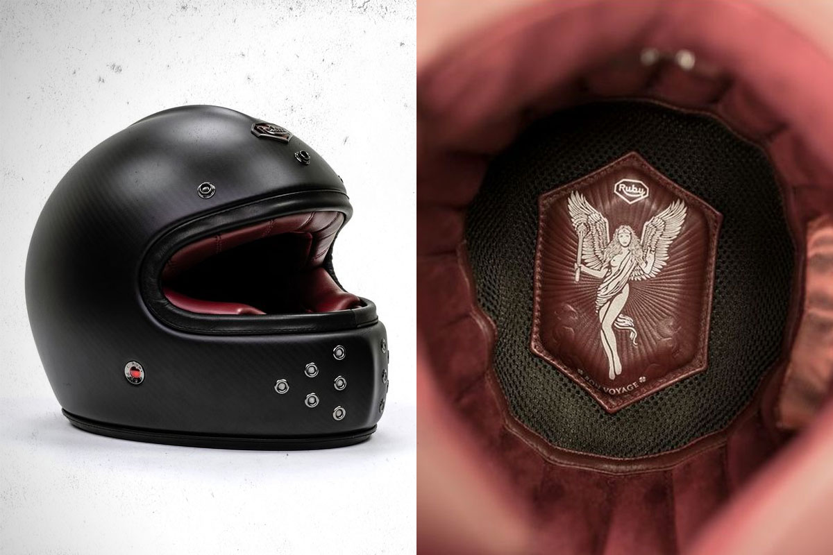 Riding Gear - Ruby Castel Helmets - Return of the Cafe Racers