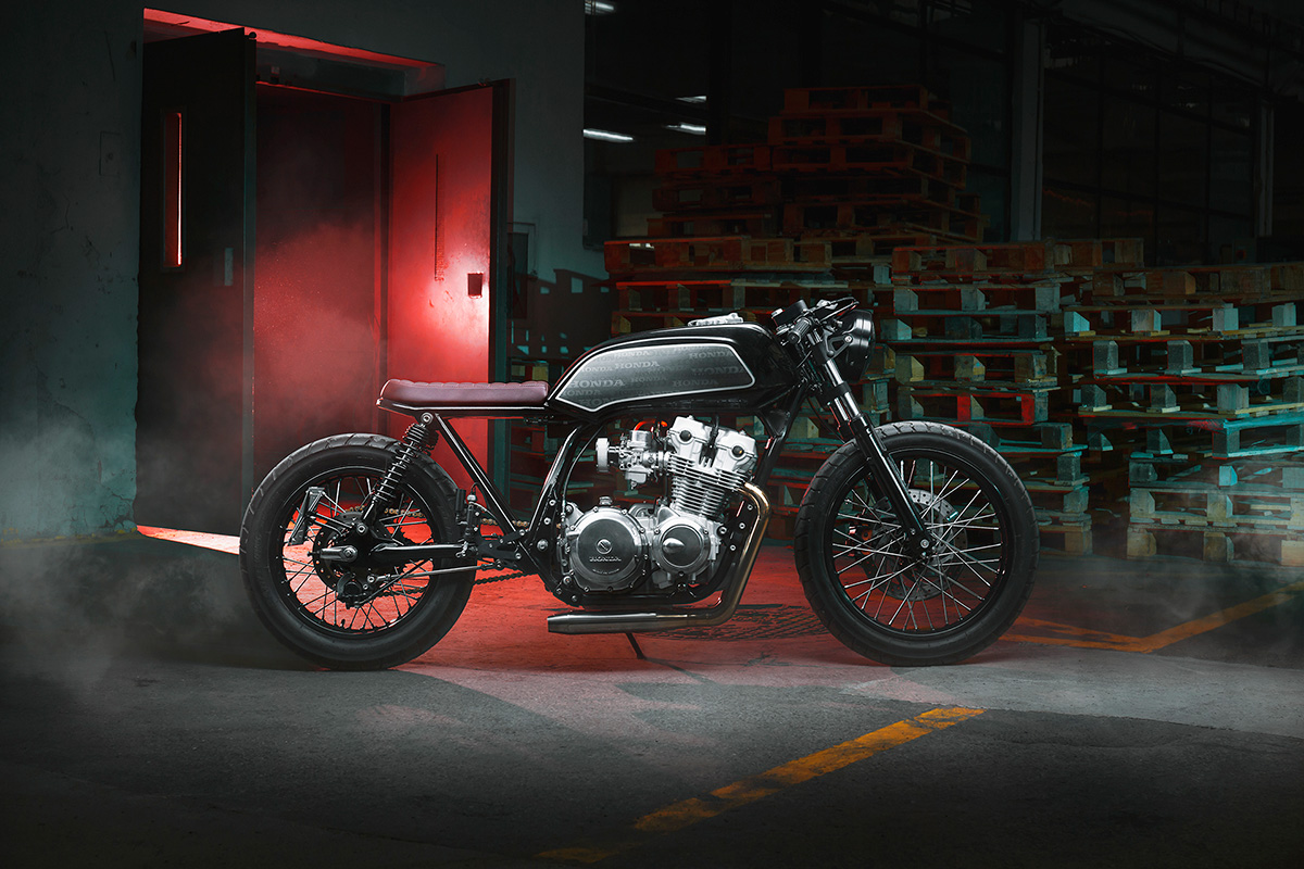 honda cb750 cafe racer thracian