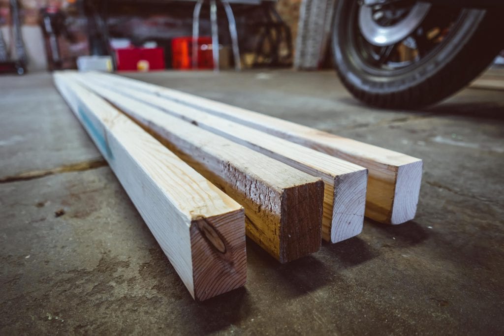 series DIY motorcycle stand Return of the Cafe Racers