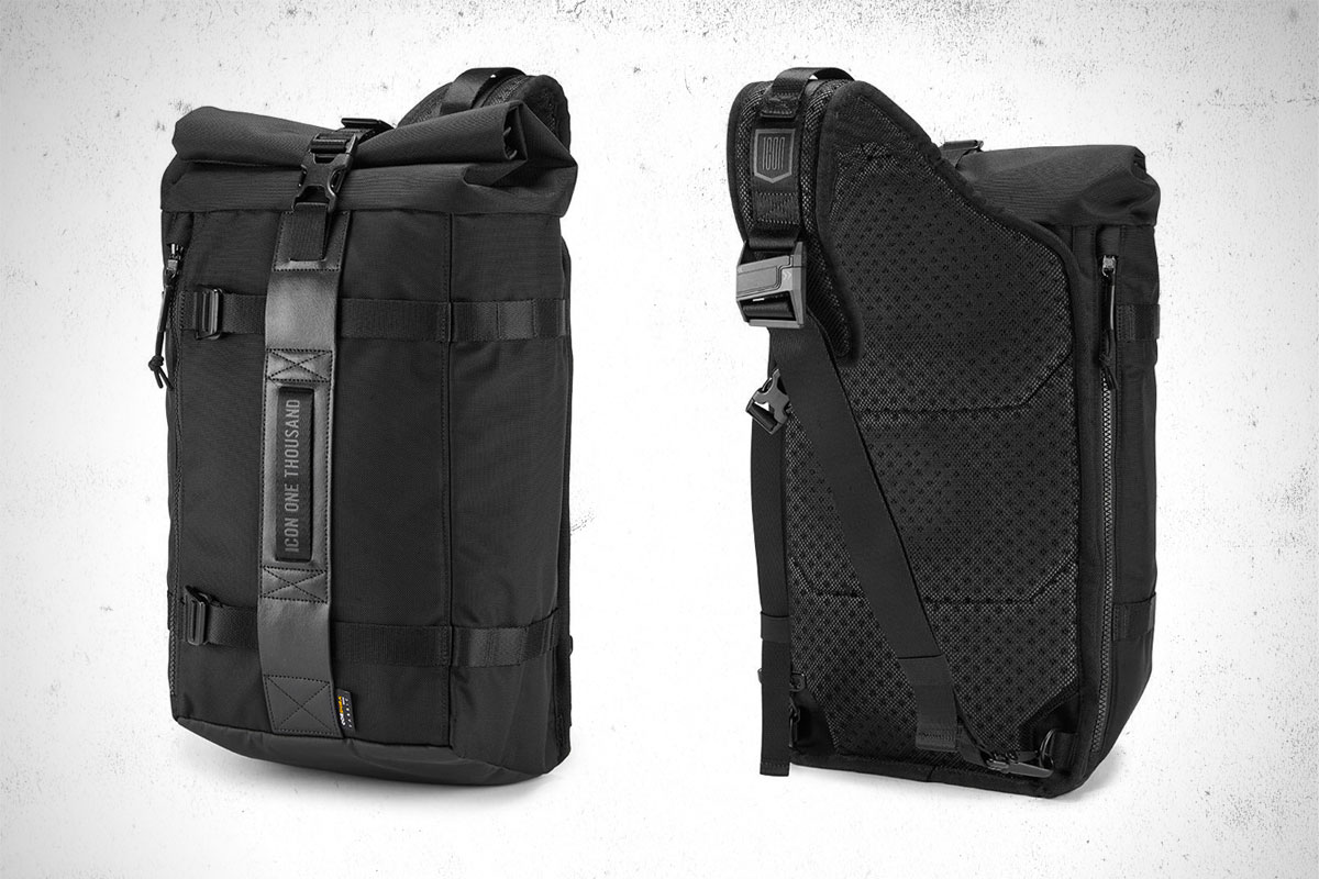 Icon 1000 motorcycle slingbag