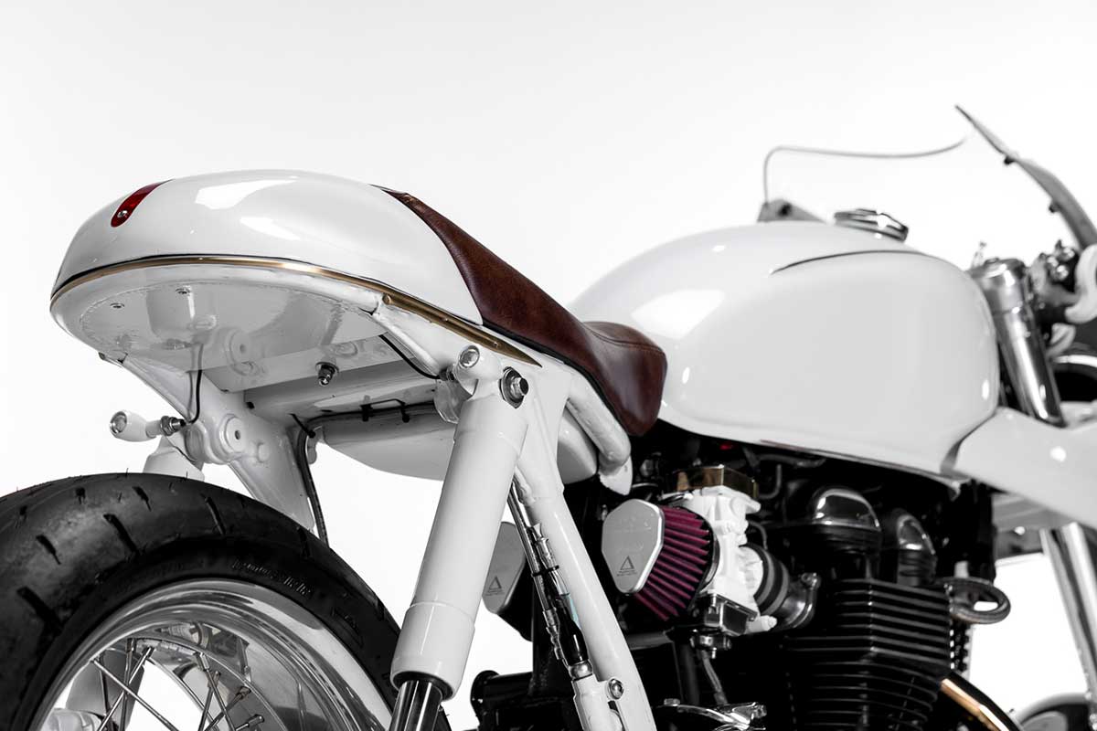 Triumph cafe racer sidecar