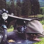 Goose motorcycle tent