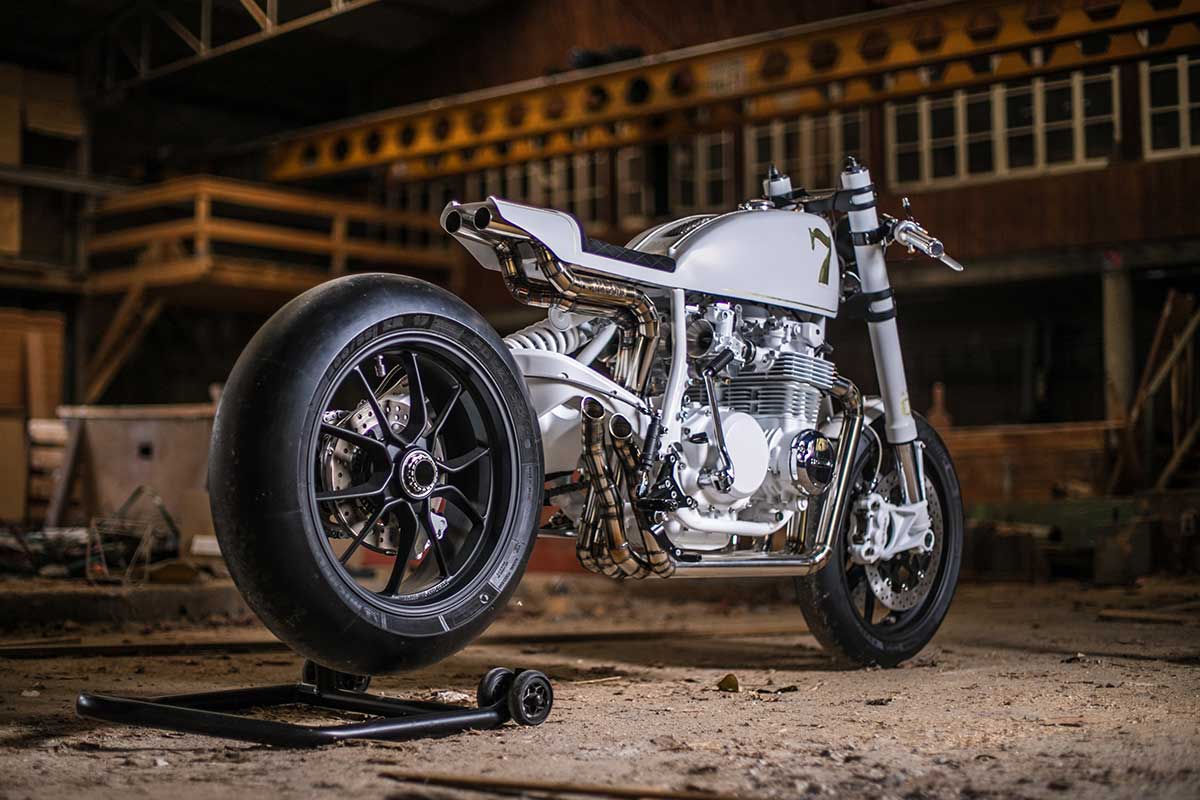 Duke motorcycles CB500 cafe racer