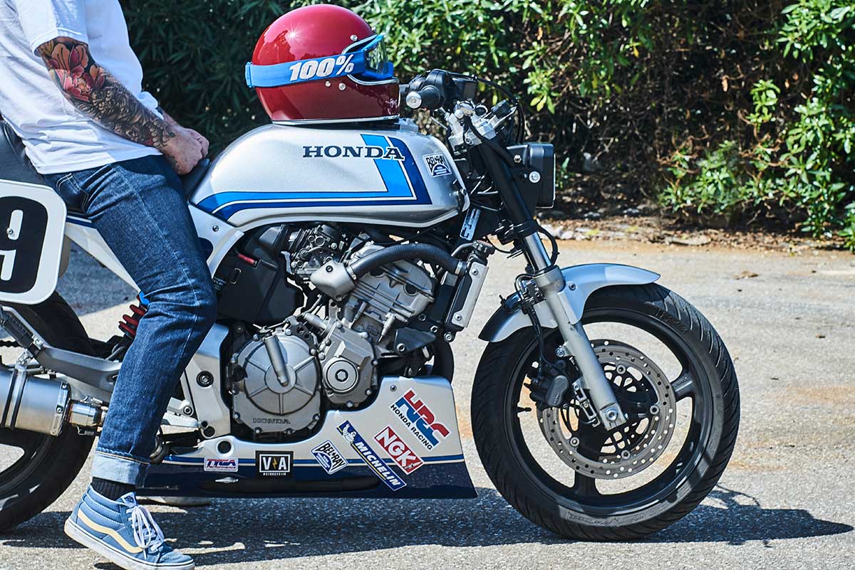 Speedy Spencer VA x OSB Hornet 600 Return of the Cafe Racers