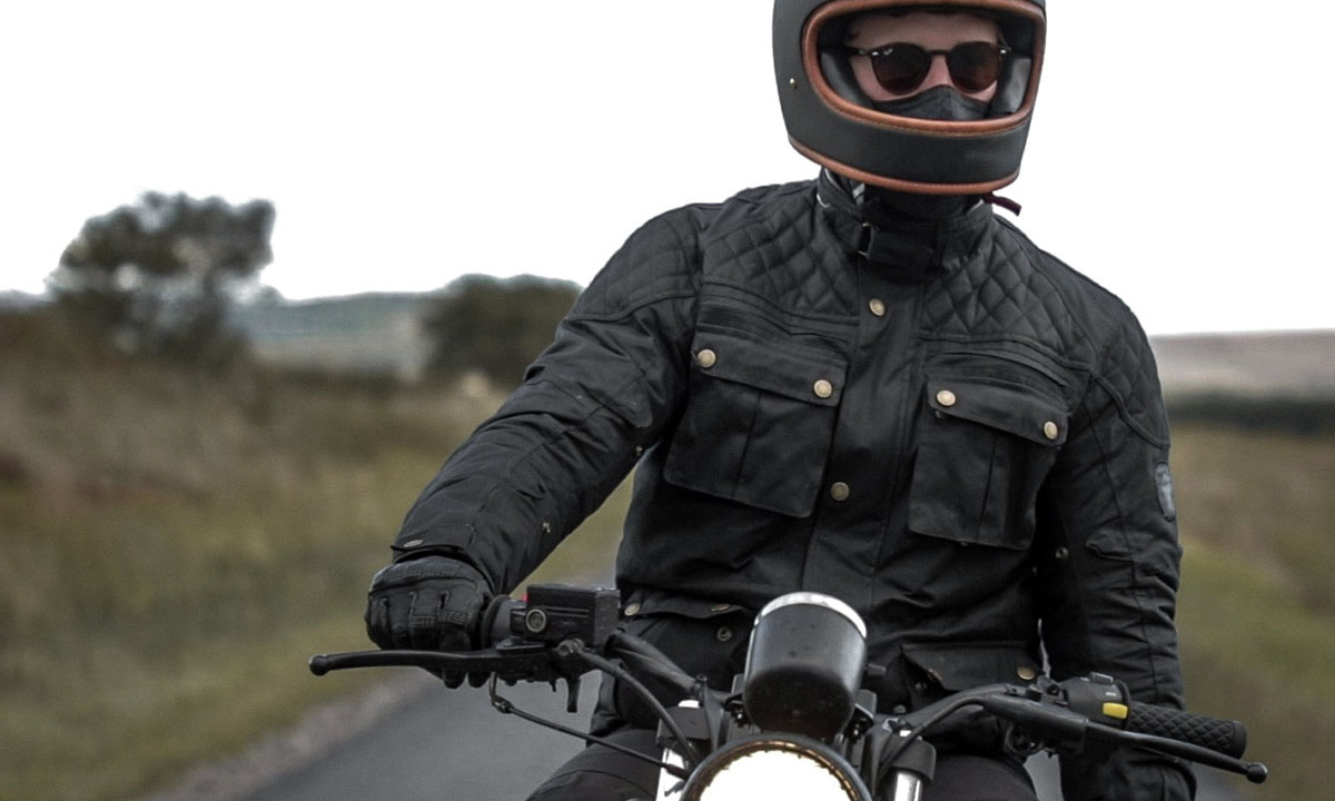 Merlin Yoxall waxed cotton jacket